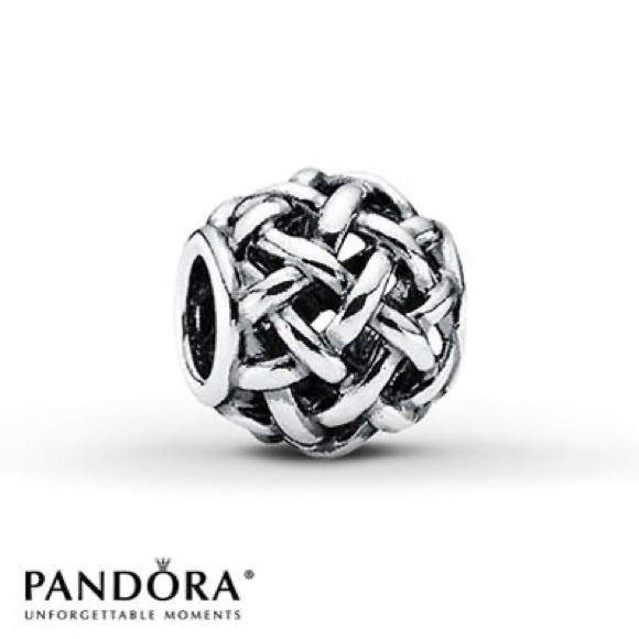 Authentic Pandora Entwined Forever Charm - Picture 1 of 2